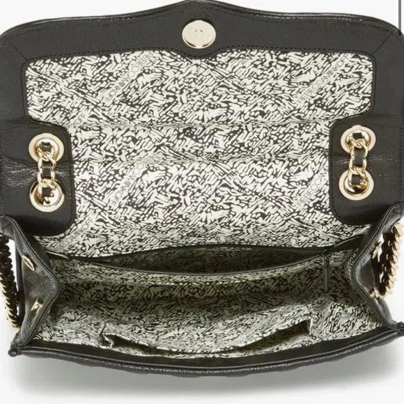 Rebecca Minkoff Quilted Affair Studed Green Chain Shoulder/Crossbody Bag - Picture 9 of 10